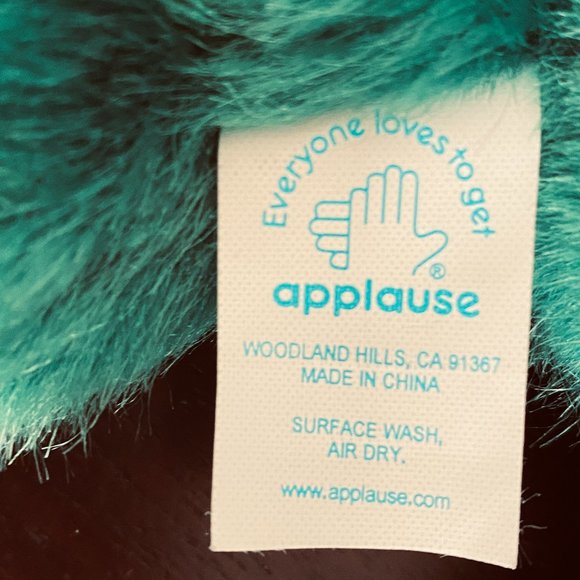 Applause May Birthstone Baby Bear Plush Emerald Green 9" Stuffed Animal - Picture 13 of 15